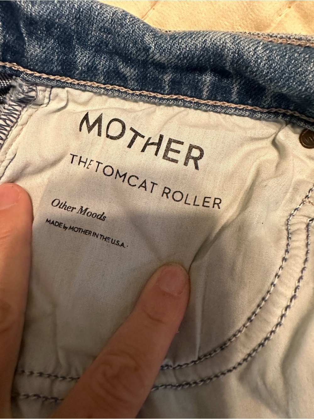 MOTHER The Tomcat Roller Women’s Jeans - Light Blue